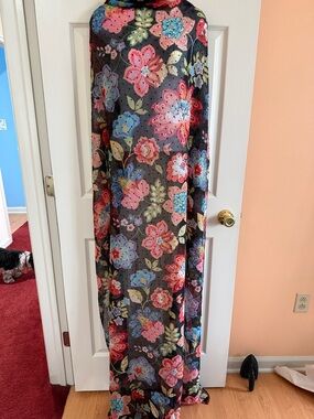 Desigual Floral Multicolor Scarf Wrap